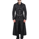 Illustration for article titled Steampunk Gothic Black Leather Trench Coat For Men, All Sizes - Fast Shippingem/em